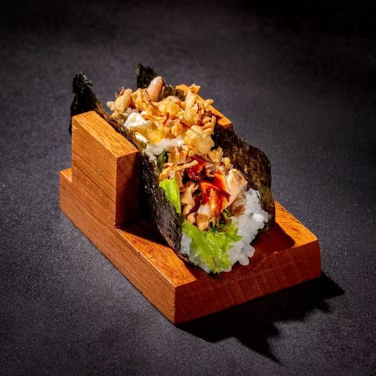 Imagem do menu T121. Temaki miura