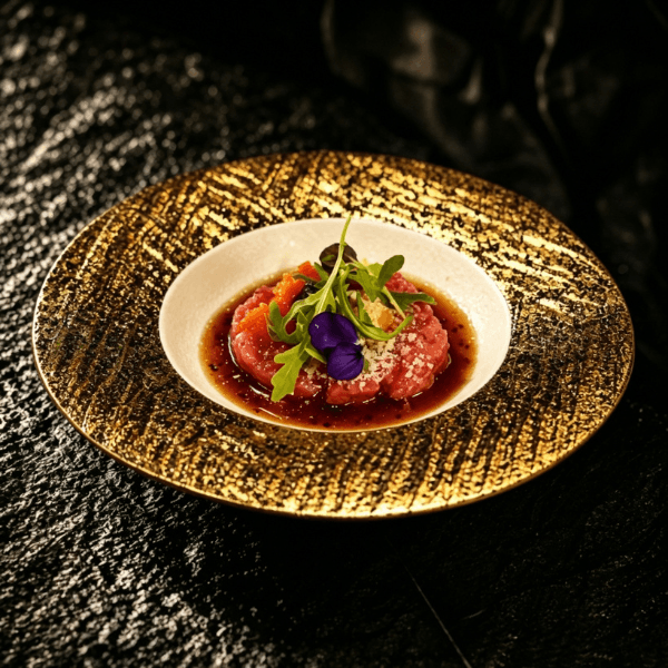 Imagem do menu S20. Tártaro de atum com trufa