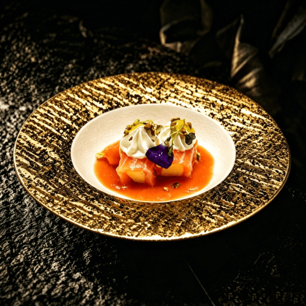 Imagem do menu C86a. Carpaccio yuzu