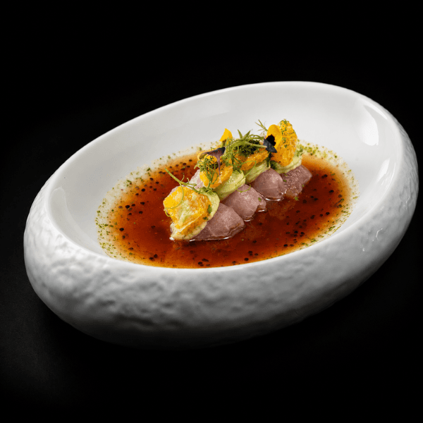 Imagem do menu C78. Carpaccio de atum