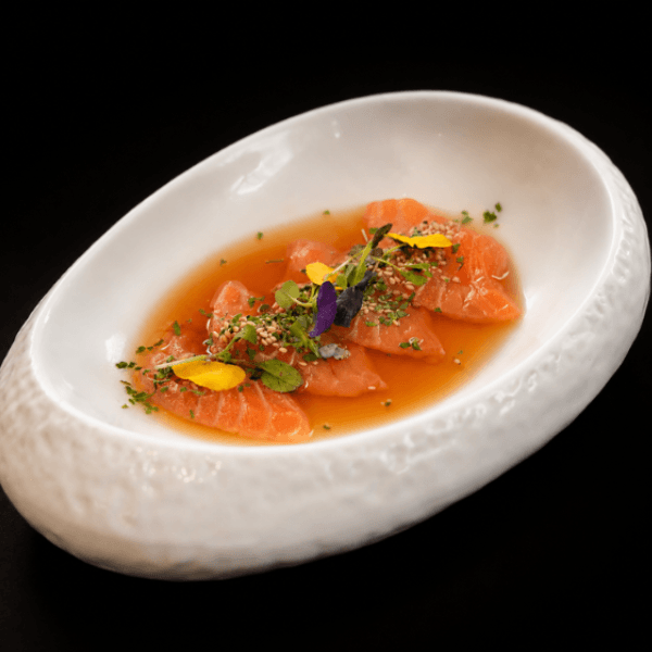 Imagem do menu C79. Carpaccio de salmão