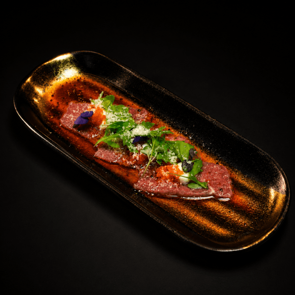 Imagem do menu C86. Carpaccio yuzu salmon